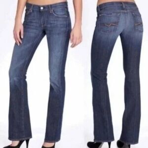 7 For All Mankind Women’s Bootcut Jeans Low Rise Size 27